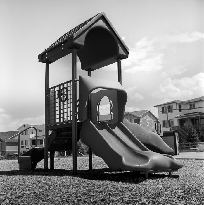play structure at the playground